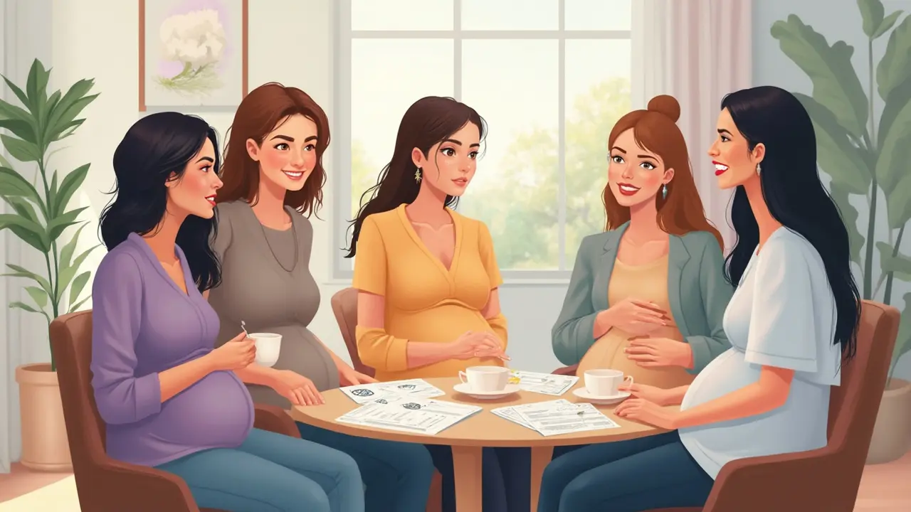 What happens during a prenatal massage